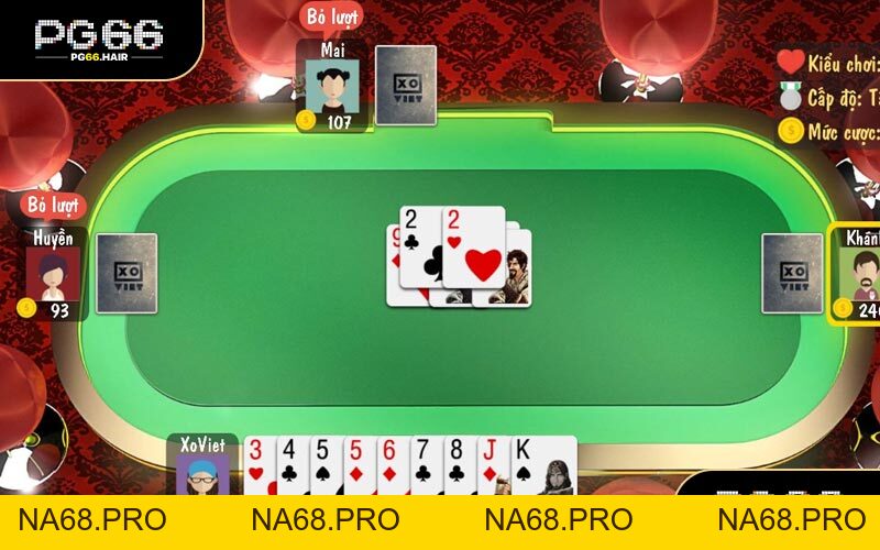 Trải Nghiệm Tiến Lên Miền Nam Đỉnh Cao Tại Casino PG66 - NA68.PRO